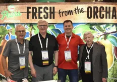 Bob Catinella, Prentice Dent, Jim Morris, and Bob Koehler with USA Pears. 